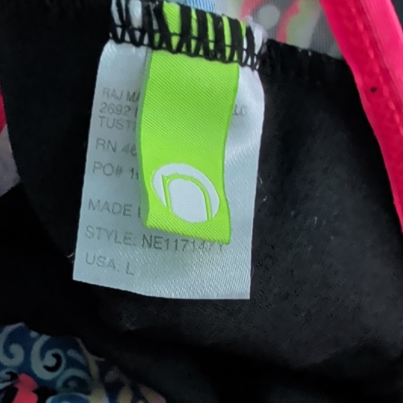 Women's Paisley Racerback Tankini Top - Picture 2 of 3